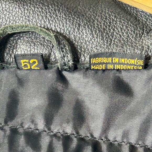 Rare Vintage Hein Gericke Leather Motorbike Jacket Size 52 Mens - Picture 4 of 16